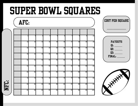 create super bowl squares|Football Squares .